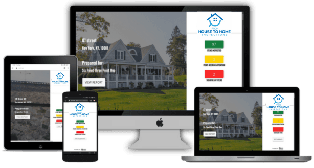 House To Home Inspections report on multiple devices